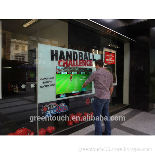 Rear Projection Screen Film/Self Adhesive 3D Transparent Holographic Film / Window Glass Touch Foil